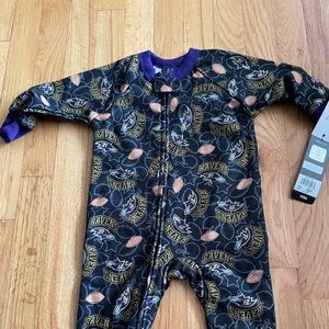 NFL Ravens Baby Sleeper NWT